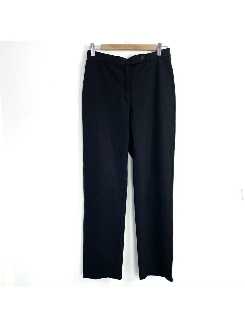 Vintage Kenzo Jungle Black Straight Leg Trousers